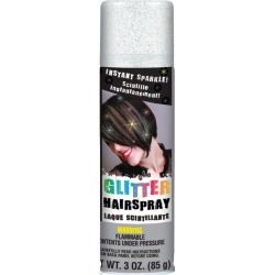 Silver - Glitter Hair Spray 3oz