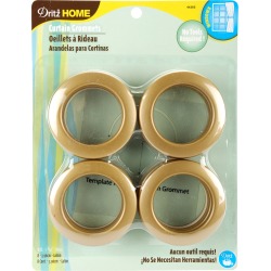 Brass - Curtain Grommets 1-9/16" Inner Diameter Plastic 8/Pkg