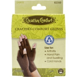 Large - Creative Comfort Crafter's Comfort Gloves 1 Pair