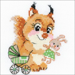 Playing House (10 Count) - RIOLIS Counted Cross Stitch Kit 6"X6"