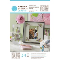Rose Bouquet Glass Paintable Cling - Martha Stewart Crafts