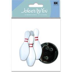 Bowling 3D Stickers - Jolee's By You