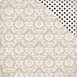 Dearly Beloved Damask - Wedding Bliss Paper - Echo Park