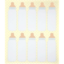 Baby Bottles - Favor Tags 80/Pkg