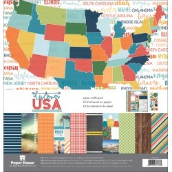 Discover USA - Paper House Paper Crafting Kit 12"X12"