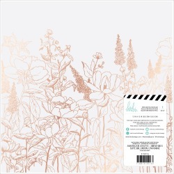 Honey & Spice Vellum Rose Gold Foil Paper - Heidi Swapp