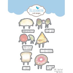 Cute Food - Elizabeth Craft Metal Die