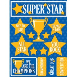 Sports Superstar 3D Stickers