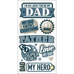 My Beloved Dad Stickers - Essentials By Sandylion