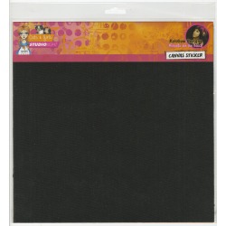 Black Self Adhesive Sheets 2/Pkg - Studio Light Mixed Media Rainbow Designs Canvas Sticker
