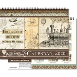 Voyages Fantastiques 2020 Calendar - Stamperia