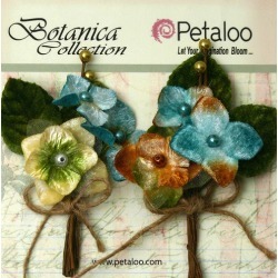 Teal Velvet Hydrangea Stems - Petaloo