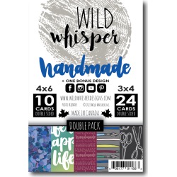 Handmade DOUBLE Card Pack - Wild Whisper Designs found on Bargain Bro from A Cherry On Top Crafts for USD $11.77