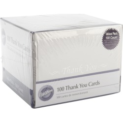 Thank You Cards & Envelopes 100/Pkg