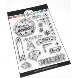 Bring On January Stamps - Catherine Pooler