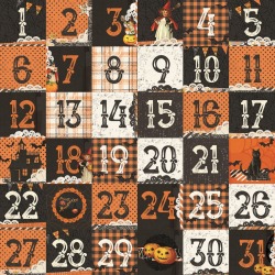 2x2 Element Paper - Simple Vintage Halloween - Simple Stories