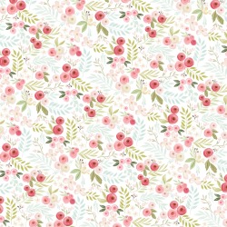 Subtle Small Floral Paper - Flora No.3 - Echo Park - PRE ORDER