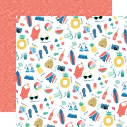 Pool Time Paper - Dive Into Summer - Echo Park - PRE ORDER