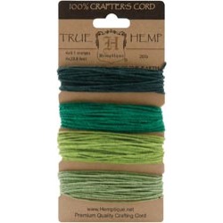Emerald  20# Hemp Cord Card Set - Hemptique found on Bargain Bro from A Cherry On Top Crafts for USD $3.03