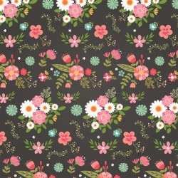 Fancy Floral Paper - I Heart Crafting - Echo Park
