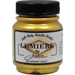 Bright Gold - Jacquard Lumiere Metallic Acrylic Paint 2.25oz