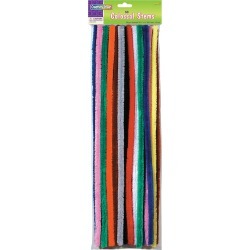 Assorted Colors - Colossal Stems 15mm X 19.5" 50/Pkg