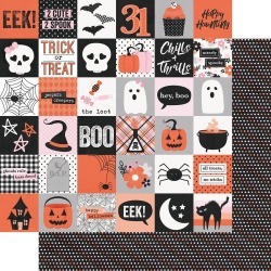 2 x 2 Elements Paper - Happy Haunting - Simple Stories