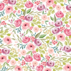 Bright Large Floral Paper - Flora No.3 - Echo Park - PRE ORDER