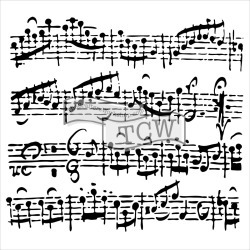 Sheet Music - Crafter's Workshop Template 6"X6"