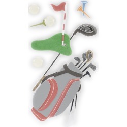 Golfing - SandyLion Essentials Dimensional Stickers