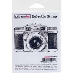 Camera - Darkroom Door Cling Stamp 3"X2"