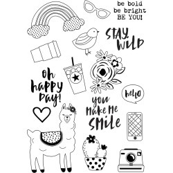 Be You! Clear Stamps - Oh Happy Day - Simple Stories