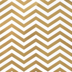 Chevron Gold On White Paper - DIY Shop 2 - American Crafts