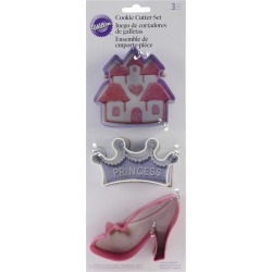 Princess - Metal Cookie Cutter Set 3/Pkg