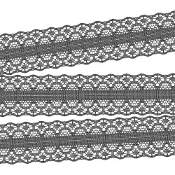 Black - Magnolia Lane Ribbon 10yds