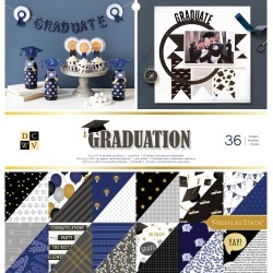 Graduation DCWV Double-Sided Cardstock Stack