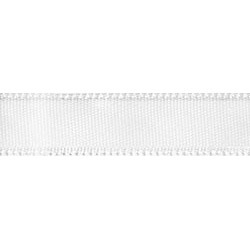 White - Single Face Satin Ribbon 1-1/2"X12'