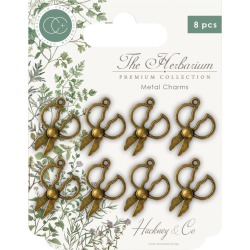 Brass Herb Scissors Metal Charms - Craft Consortium