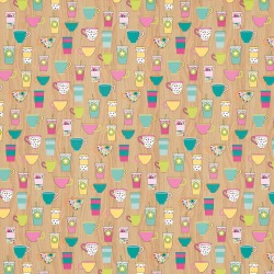 It's Coffee O'Clock Paper - Oh Happy Day - Simple Stories