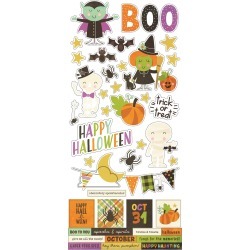 Happy Halloween Cardstock Stickers - Simple Stories