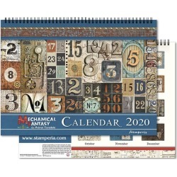 Mechanical Fantasy 2020 Calendar - Stamperia