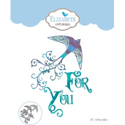 Swirling Swallow - Elizabeth Craft Metal Die