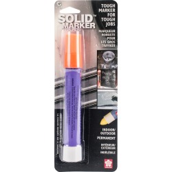 Fluorescent Orange - Solid(TM) Marker Indoor/Outdoor Permanent Marker