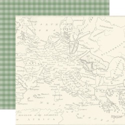 Map Of Europe Paper - Scenic Route - Echo Park - PRE ORDER