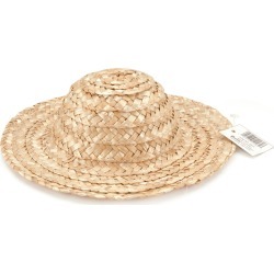 Natural - Round Top Straw Hat 8"
