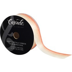 Copper/Gold - Cascade Holiday Metallic Ribbon W/ Wired Edge 1-1/2"X20yd