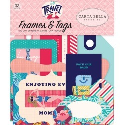 Let's Travel Frames & Tags - Carta Bella