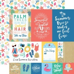 Multi Journaling Cards Paper - Dive Into Summer - Echo Park - PRE ORDER