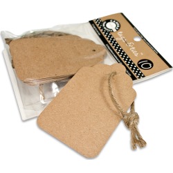 Scallop Tags & Ties - Canvas Corp