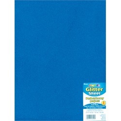 Royal Blue - Glitter Foam Sheet 9\